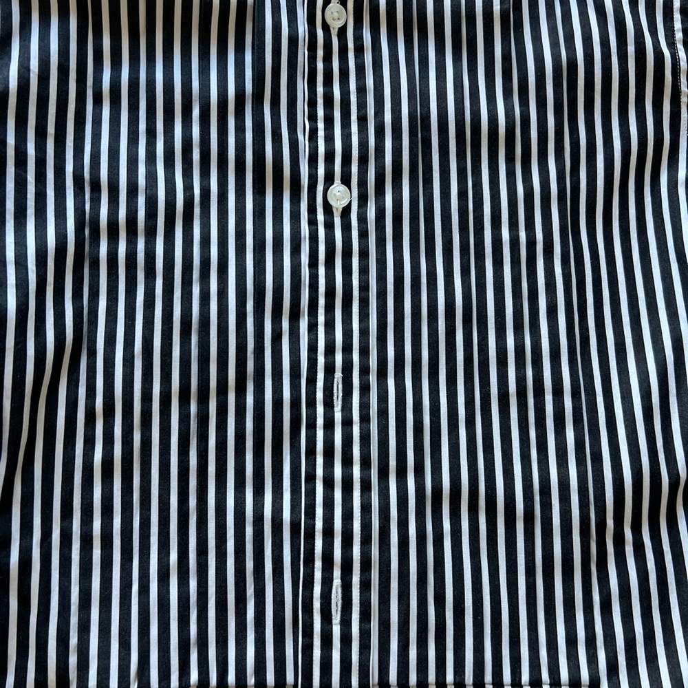 Ralph Lauren Black and White Striped Women’s Shirt - Picture 5 of 6